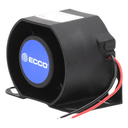 Alarma de reversa vehicular con montaje para superficies, 12-36 Vcc, 112 dBA