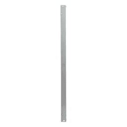 Ducto cuadrado embisagrado 6.5 x 6.5 cm, fabricado en lámina de acero al carbón, hasta 67 cables Cat6,  incluye cople con tornillería y 1 knock out por lado