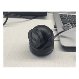 Ultra Mini Turret TURBO 2 Megapixeles (1080p) / Gran Angular / Lente 2.8 mm / 20 mts IR EXIR / Exterior IP67 / 4 Tecnologías (TVI / AHD / CVBS) / dWDR / Color Negro