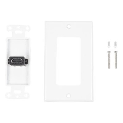 Placa de Pared 1 Puerto HDMI Hembra a Hembra