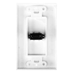 Placa de Pared 1 Puerto HDMI Hembra a Hembra