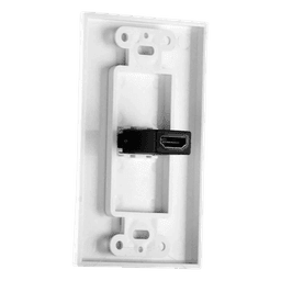 Placa de Pared 1 Puerto HDMI Hembra a Hembra