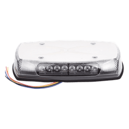 Mini Barra de Luces LED / Cobertura 360° / Óptica TIR de Largo Alcance / 18 Patrones Flash / IP65 / SAE J845 Clase II / 12-24V DC