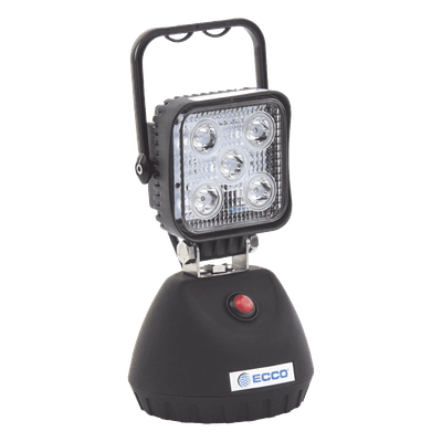 Lámpara de trabajo de mano, con batería recargable y montaje magnético, IP67