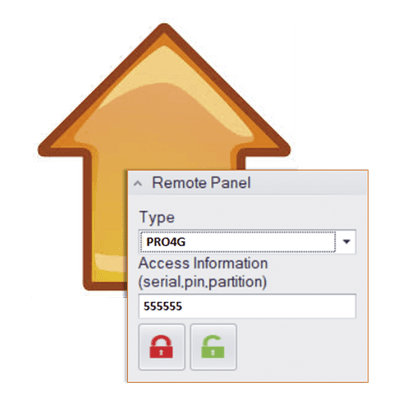 Licencia, para armar, desarmar comunicadores, paneles M2M  y paneles de alarmar AXPRO desde Securithor versión superior  a 2.1.9 +