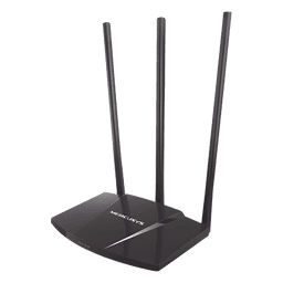 Router N de alta potencia 300 Mbps / 1 Puerto WAN 10/100 / 3 Puertos LAN 10/100 / Chip PA (potencia transmisión 2x) / 3 Antenas de 7 dBi