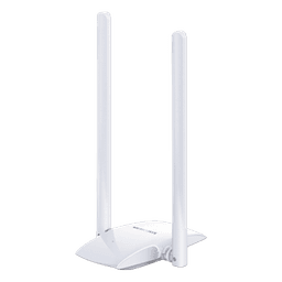 Adaptador Inalámbrico N / Alta Ganancia de 300 Mbps 2.4 GHz / 2 antenas externas de 5 dBi
