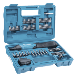 Atornillador Reversible (Broquero 1/4) de 220 RPM con Cargador USB (Incluye 81 Puntas).