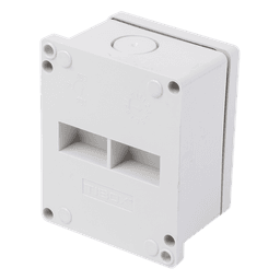 Cajas de Interconexión  con 6 Terminales. De 91 x 75 x 43 mm