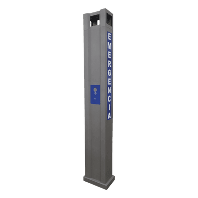 Gabinete tipo Torre para Sistema de Alerta  Mediante Equipo Fanvil I12-N-01P y estrobo (No incluidos). 