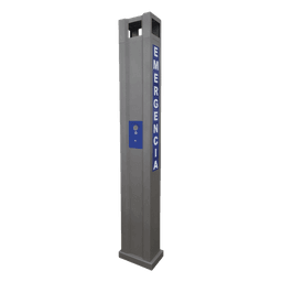 Gabinete tipo Torre para Sistema de Alerta  Mediante Equipo Fanvil I12-N-01P y estrobo (No incluidos). 