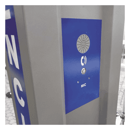 Gabinete tipo Torre para Sistema de Alerta  Mediante Equipo Fanvil I12-N-01P y estrobo (No incluidos). 