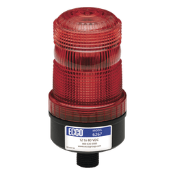 Mini baliza de LED color rojo montaje permanente SAE Clase III