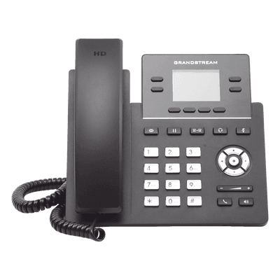 Teléfono IP Grado Operador, 4 líneas SIP, pantalla a color 2.4", PoE, codec Opus, IPV4/IPV6 con gestión en la nube GDMS