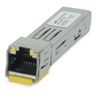 Transceptor MiniGbic SFP 10/100/1000 Mbps, distancia 100 m conector RJ-45 **TAA = Trade Act Agreement Compliant