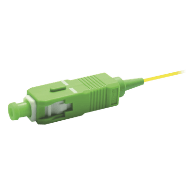 Pigtail de Fibra Óptica Monomodo SC/APC, Simplex de 2 Metros (6.56 Pies)