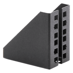 Par de Sujetadores para Instalación de Equipo Rackeable en Placa o Pared (hasta 2U), Puede soportar 10 Kg
