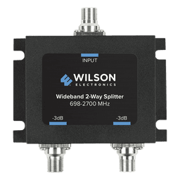 Divisor de Potencia Coaxial 2 Vías / 698-2700 MHz / 75 Ohm / Pérdida por División 3 dB / Aislamiento ≥20 dB / Conector F-hembra / Microstrip