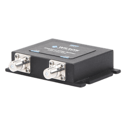 Divisor de Potencia Coaxial 2 Vías / 698-2700 MHz / 75 Ohm / Pérdida por División 3 dB / Aislamiento ≥20 dB / Conector F-hembra / Microstrip