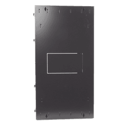 Gabinete PanZone de Montaje en Pared, de 19in, Puerta con Ventana de Seguridad, 26 UR, 635mm de Profundidad, Color Negro