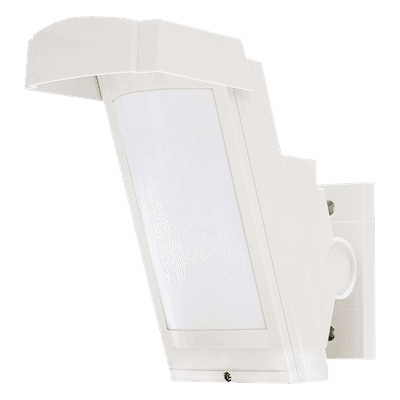 Detector PIR Exterior / Inalámbrico a Batería / 12 m y 85° / 94 Zonas / Antimascara / IP55