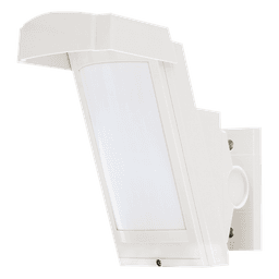 Detector PIR Exterior / Inalámbrico a Batería / 12 m y 85° / 94 Zonas / Antimascara / IP55