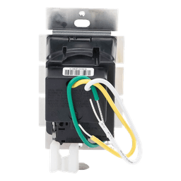Control de velocidad inalámbrico Caseta Wireless para ventilador de techo de paletas, 120 V, 1.5 A, unipolar, requiere neutro, color blanco