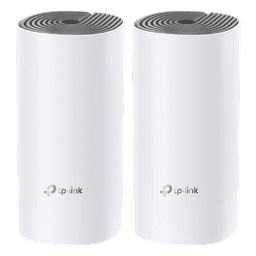 Kit de Router inalámbrico mesh Deco E4 para Hogar / Doble banda AC 1200  / 2 puertos 10/100 Mbps / Compatible con amazon alexa.