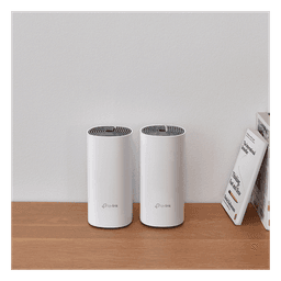 Kit de Router inalámbrico mesh Deco E4 para Hogar / Doble banda AC 1200  / 2 puertos 10/100 Mbps / Compatible con amazon alexa.