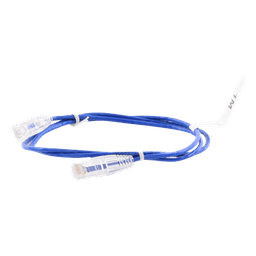 Cable de Parcheo Slim UTP Cat6 - 1 Metro (3.28 Pies), Azul, Diámetro Reducido (28 AWG)