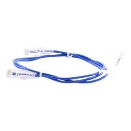 Cable de Parcheo Slim UTP Cat6 - 1 Metro (3.28 Pies), Azul, Diámetro Reducido (28 AWG)