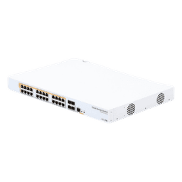 CRS328-24P-4S+RM - 24 port Gigabit Ethernet router/switch with four 10Gbps SFP+ 