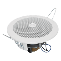 Altavoz  4" | Montaje en Techo | 3 - 6W | 70/100V | Frente Metálico | Resistente a Humedad   