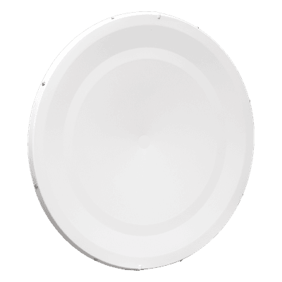 Antena Direccional de Alto Rendimiento/ Parábola profunda para mayor aislamiento al ruido  / 3 ft / 4.9 a 6.1 GHz / Ganancia de 32.1 ± 1 dBi / Soporte de acero inoxidable / polaridad en 90 ° y 45 ° / Incluye montaje.