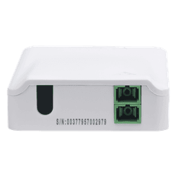 Caja Terminal de Fibra Óptica (Roseta) con 2 Acopladores SC/APC, Blanca