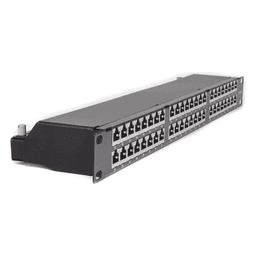Panel de Parcheo de Impacto (110) Blindado de 48 Puertos Cat6A