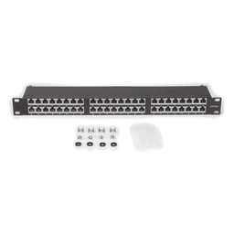Panel de Parcheo de Impacto (110) Blindado de 48 Puertos Cat6A