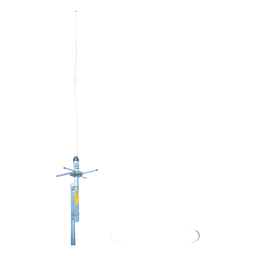 Antena Base Fibra de Vidrio, UHF de 450-458 MHz, 6 dB de ganancia