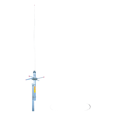 Antena Base Fibra de Vidrio, UHF de 462-470 MHz, 6 dB de ganancia
