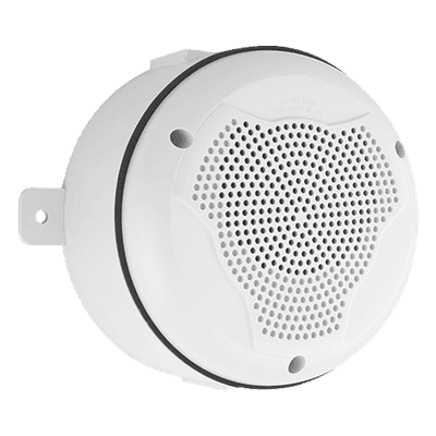 Bocina para exterior de montaje en techo color blanco