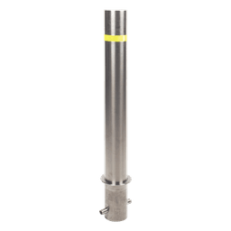 Bolardo Fijo de Acero Inoxidable de 900 mm de Altura / Ideal para aplicaciones delimitaciones de automóviles 