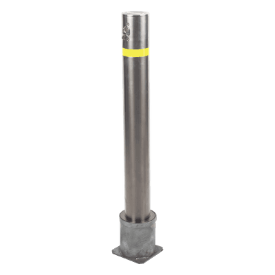 Bolardo Desmontable de Acero Inoxidable  de 900 mm de Altura /  Ideal para aplicaciones de delimitaciones vehiculares y peatonales 