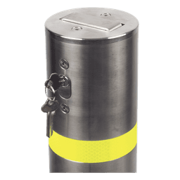 Bolardo Desmontable de Acero Inoxidable  de 900 mm de Altura /  Ideal para aplicaciones de delimitaciones vehiculares y peatonales 