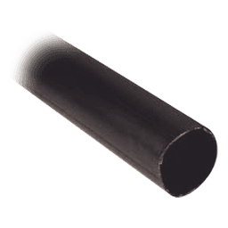 Tubo Termoencogible (Termofit) Negro de 1.2 m, 1.5" de Diámetro, Reduce de 2:1, Poliolefina.