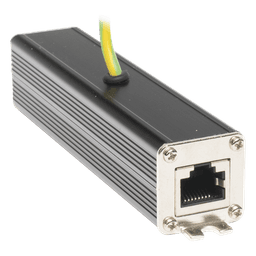 Protector contra sobretensiones / 10Gbps / PoE++ 90W / 10kA / RJ45 blindado / Carril DIN