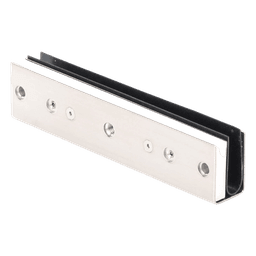 Montaje en "U" para Puertas de Vidrio /1/2" de Grosor/  Uso con chapas de 600 y 750 lbs / Ajuste por Opresores
