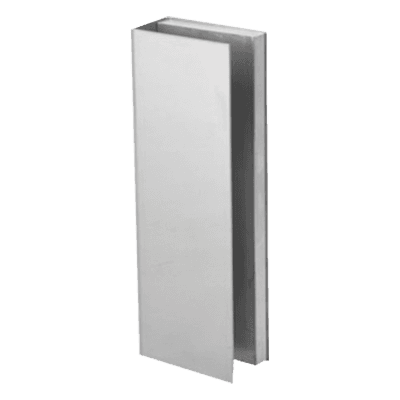 Montaje "U" para Puertas de Vidrio/ 3/4" de Grosor/ Para Chapas Magnéticas de 1200 lbs./ Ajuste por Opresores