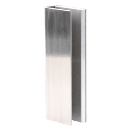 Montaje "U" para Puertas de Vidrio/ 3/4" de Grosor/ Para Chapas Magnéticas de 1200 lbs./ Ajuste por Opresores