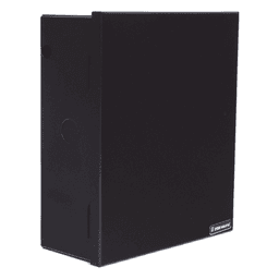 Gabinete para Fuente Línea PRO y SYSRMTXT, con preparación para instalar panel SP400 o serie runner.