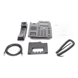Teléfono IP / 2 Líneas SIP / Pantalla LCD 128x48 / Audio HD G.722 y Opus / Conferencia 3 Vías / PoE 802.3af / OpenVPN / Soporte EHS